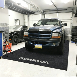 SEMPADA Garage Floor Mat，Absorbent Oil Mat—Floor Mat for Golf Carts,Motorcycles，Protect Garage and Shop Floor Surface，Absorbent Felt and Leak-Resistant Anti-Slip Backing，Reusable/Washable (8'6" x20')